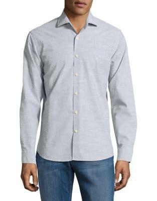Black Brown Weekday Printed Button-down Shirt
