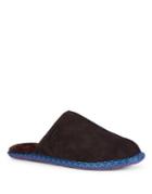Ted Baker London Suede Round Toe Slippers