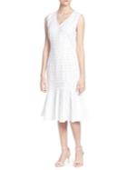 Catherine Catherine Malandrino Suz Eyelet Midi Dress