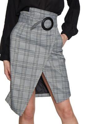 Walter Baker Plaid Deana Skirt