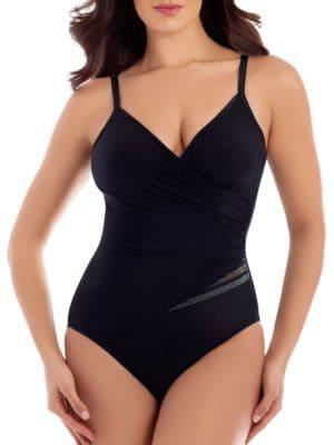 Miraclesuit Treasure Island Hidden Treasures Ruched One-piece Swimsuit
