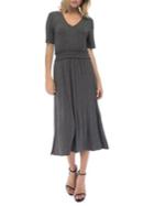 B Collection By Bobeau Simone Smocked Waist Dress