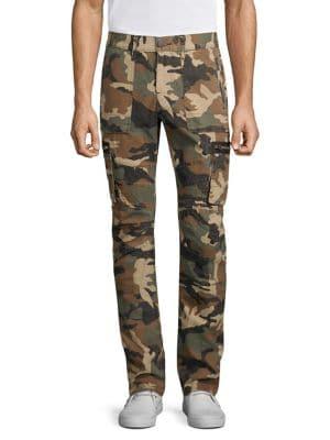 True Religion Nomad Camo-print Cotton Cargo Pants