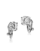 Carolee Sonia Round Cubic Zirconia Clip On Earrings