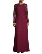 Tadashi Shoji Sequinned Floor-length Dress