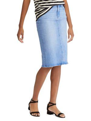 Lauren Ralph Lauren Classic Denim Pencil Skirt