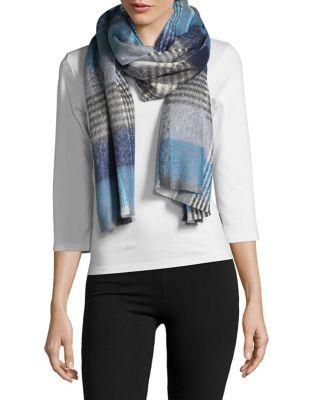 Lord & Taylor Check Plaid Scarf