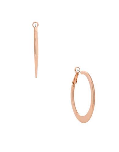 Kenneth Cole New York Modern Essentials Knife Edge Hoop Earrings