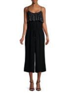 Michael Michael Kors Embellished Flounce Jumpsuit