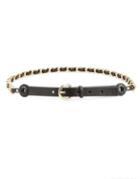 Michael Michael Kors Chain And Leather Belt