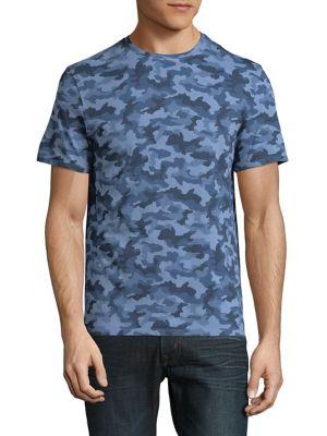 Black Brown Camouflage Cotton Tee