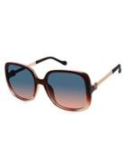 Jessica Simpson 65mm Square Gradient Sunglasses