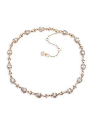 Anne Klein Goldtone & Crystal Necklace