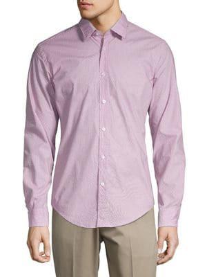 Hugo Boss Polka-dotted Button-down Shirt