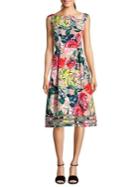Adrianna Papell Faille Fit-and-flare Dress