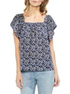 Vince Camuto Zen Bloom Bud Whirlwind Blouse