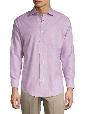 Black Brown Cotton Neat Shirt