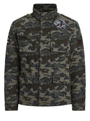 Jack & Jones Joroscar Camo-print Military Jacket
