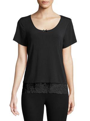 Sesoire Lace-trimmed Tee