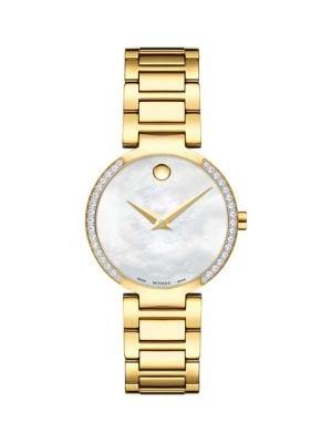 Movado Modern Classic Diamond Watch
