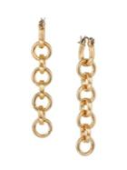 Laundry By Shelli Segal Shores Goldtone Chain Link Drop Earrings
