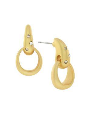 Cole Haan Ring The Ring 12k Goldplated Door Knocker Earrings