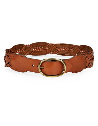Lauren Ralph Lauren Braided Leather Belt