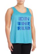 Marc New York Performance On The Run Text Graphic Tank Top