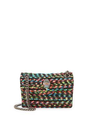 Kurt Geiger London Mini Kensington Tweed Crossbody