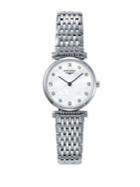 La Grande Classique De Longines Diamond, Mother-of-pearl & Stainless Steel Watch