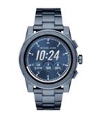 Michael Kors Access Grayson Blue Ip Touchscreen Bracelet Smartwatch