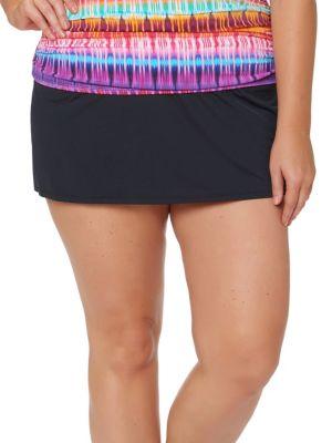 Bleu By Rod Beattie Plus Skirted Swim Bottom