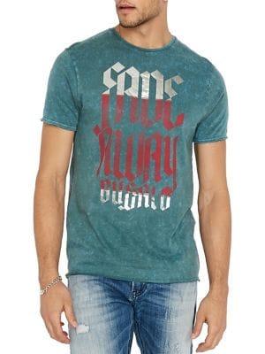 Buffalo David Bitton Slogan Crewneck Tee