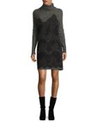 Michael Michael Kors Turtleneck Lace Sweater Dress