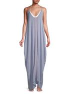 Elan Embroidered Oversize Maxi Coverup