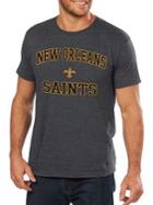 Majestic New Orleans Saints Nfl Heart And Soul Iii Cotton Tee