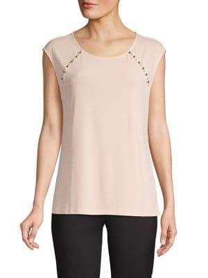 Calvin Klein Embellished Stretch Top