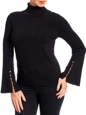 Joseph A Split-sleeve Turtleneck Sweater