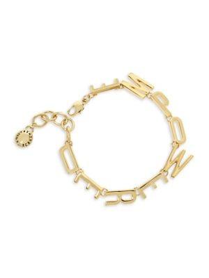 Bcbgeneration Goldtone Empowered Affirmation Link Bracelet