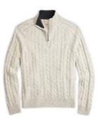 Brooks Brothers Red Fleece Classic Cable-knit Sweater