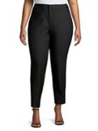 Lord & Taylor Plus Kelly Hi-rise Slim Trousers