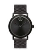 Movado Bold Bold Round Ionic-plated Black Steel Bracelet Watch
