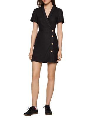 Bcbgeneration Shawl Collar Wrap Dress