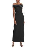 Lauren Ralph Lauren Crepe Off-the-shoulder Gown