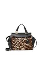 Vince Camuto Carla Printed Calf Hair And Leather Satchel