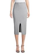 Free People Skyline Cotton Blend Midi Skirt