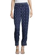 Two By Vince Camuto Patterned Drawstring Pants