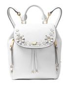 Michael Michael Kors Evie Embellished Small Leather Backpack