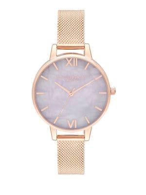 Olivia Burton Semi Precious Rose Goldtone Watch
