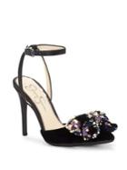 Jessica Simpson Pearlanna Sequin-bow Ankle-strap Pumps